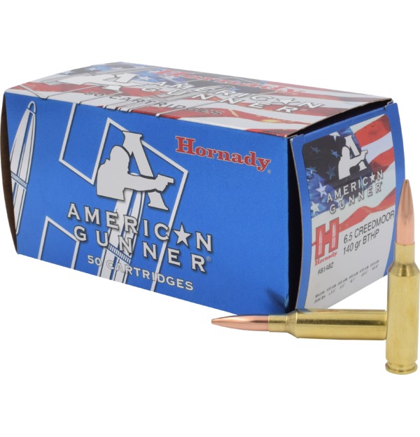 Hornady 6.5 Creedmoor 140gr BTHP – Proven 6.5 Creedmoor Target Ammo, 2690 fps, 20 Rounds