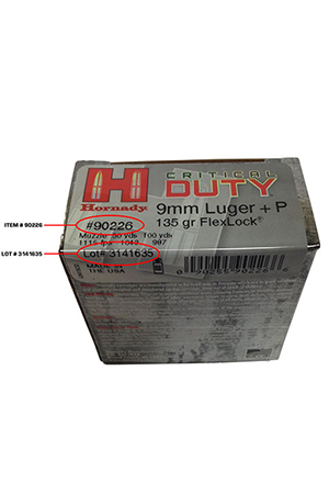 Product Recall: Lot #3141635 Product Recall: Lot #3141635