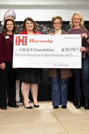 Hornady<sup>®</sup> Donates Funds to GRACE Cancer Foundation