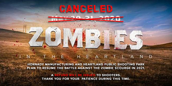 Zombie Shoot Cancelled